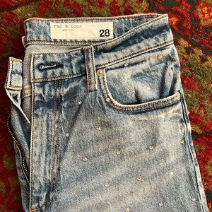 Rag and Bone Harlow Mid Rise 28